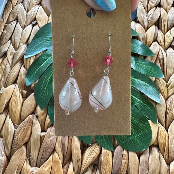 BOGO FREE GLASS PAINTED BULB EARRINGS - Picture 1 of 4